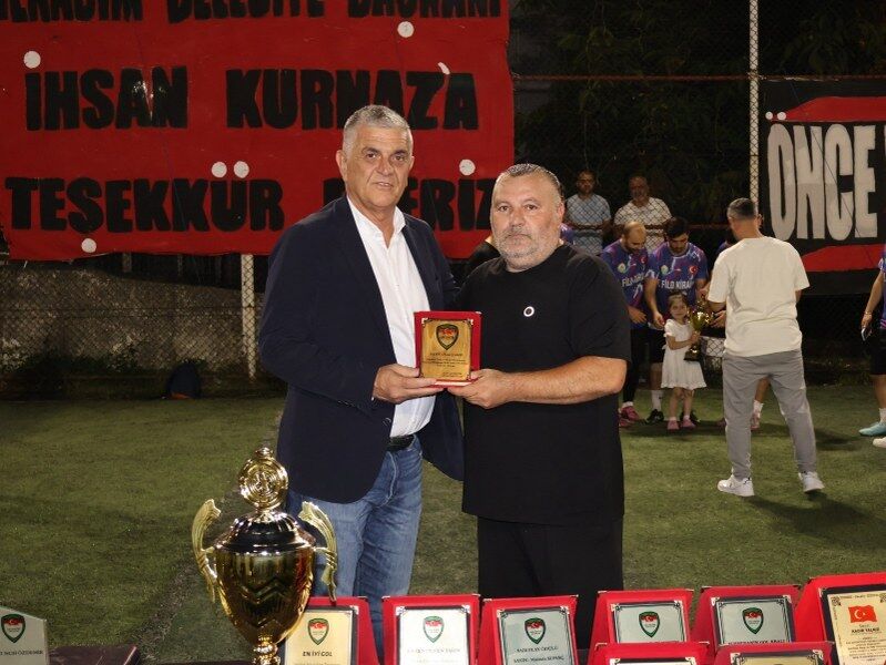Samsun'da anlamlı turnuvada kupa sahibini buldu
