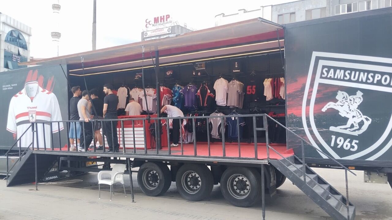 Samsunspor tırı Çarşamba’da!