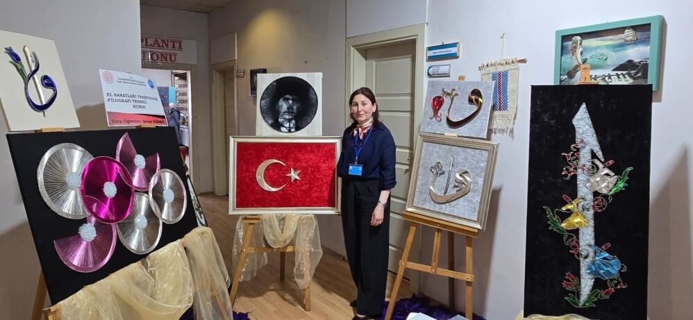 Samsun Haber. Çivi ve telle sanat! Vezirköprü'de ilgi giderek artıyor