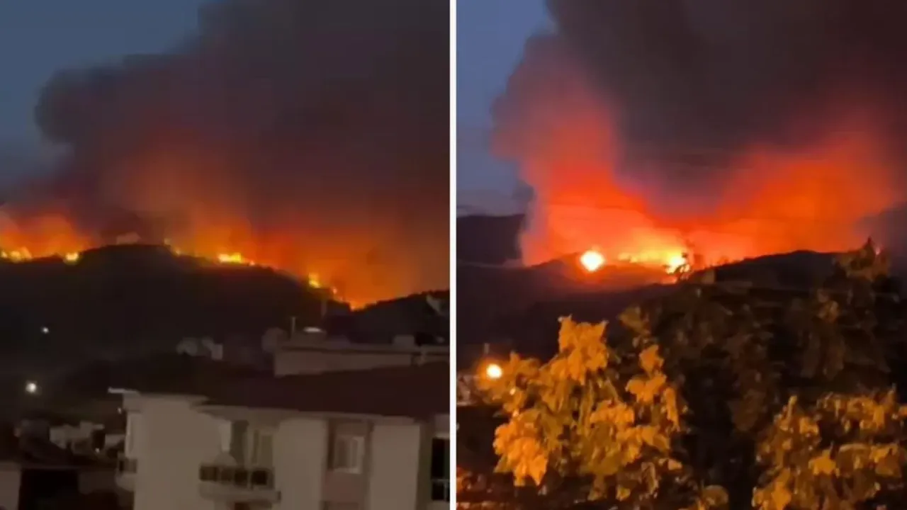 Türkiye yine alevlerle mücadele ediyor! 3 mahalle tahliye edildi