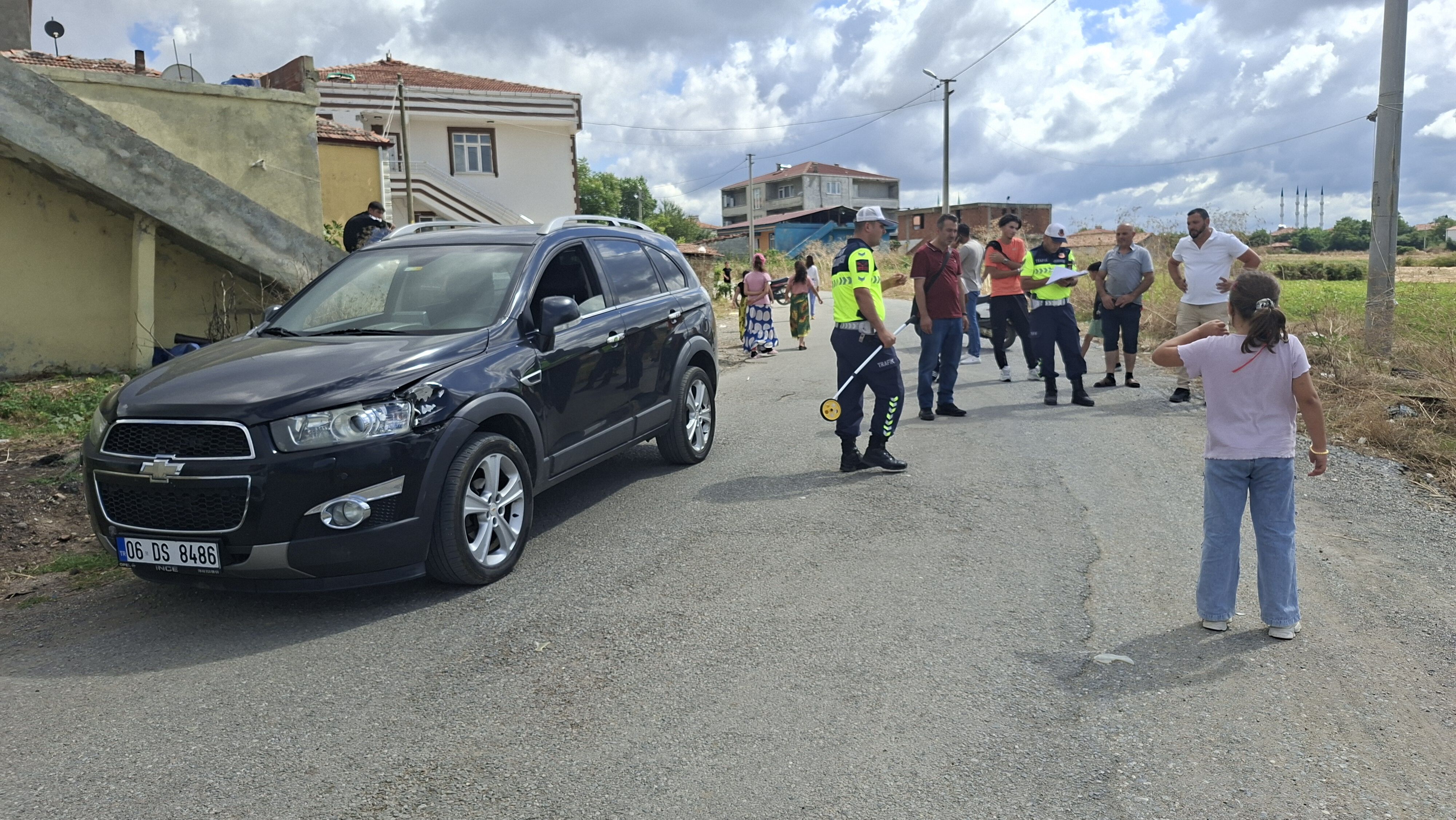 Samsun Haber: Bafra'da korkutan kaza! Motosiklet sürücüsü yaralandı