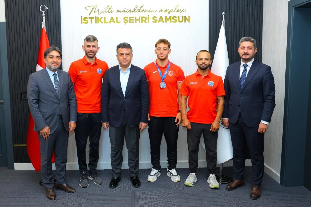  Başkan Halit Doğan'dan Avrupa ikincisi Resul Aydın'a tebrik