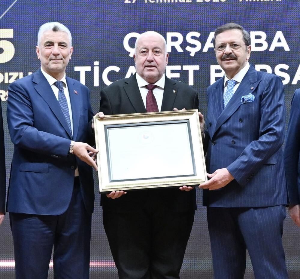 Samsun Haber. Çarşamba Ticaret Borsası'ndan 5 yıldızlı başarı