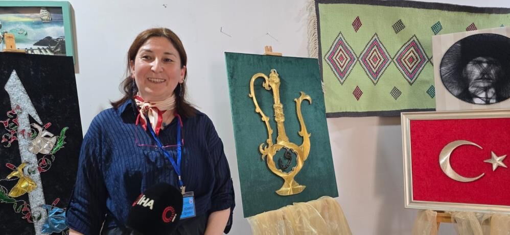 Samsun Haber. Çivi ve telle sanat! Vezirköprü'de ilgi giderek artıyor