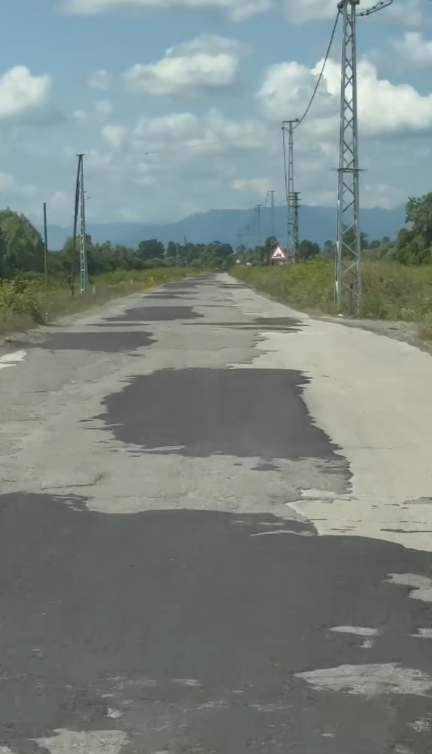 samsun haber: Terme'de yol isyanı! "Yama üstüne yama"