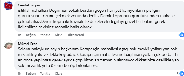 samsun haber: Tekkeköy'de yol, park ve doğal gaz çağrısı