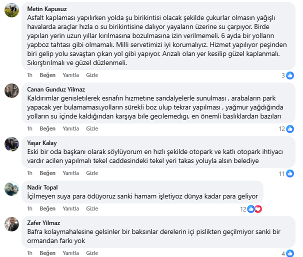 samsun haber: Bafralılar su faturaları, yollar, otopark sorunu ve trafikten dertli
