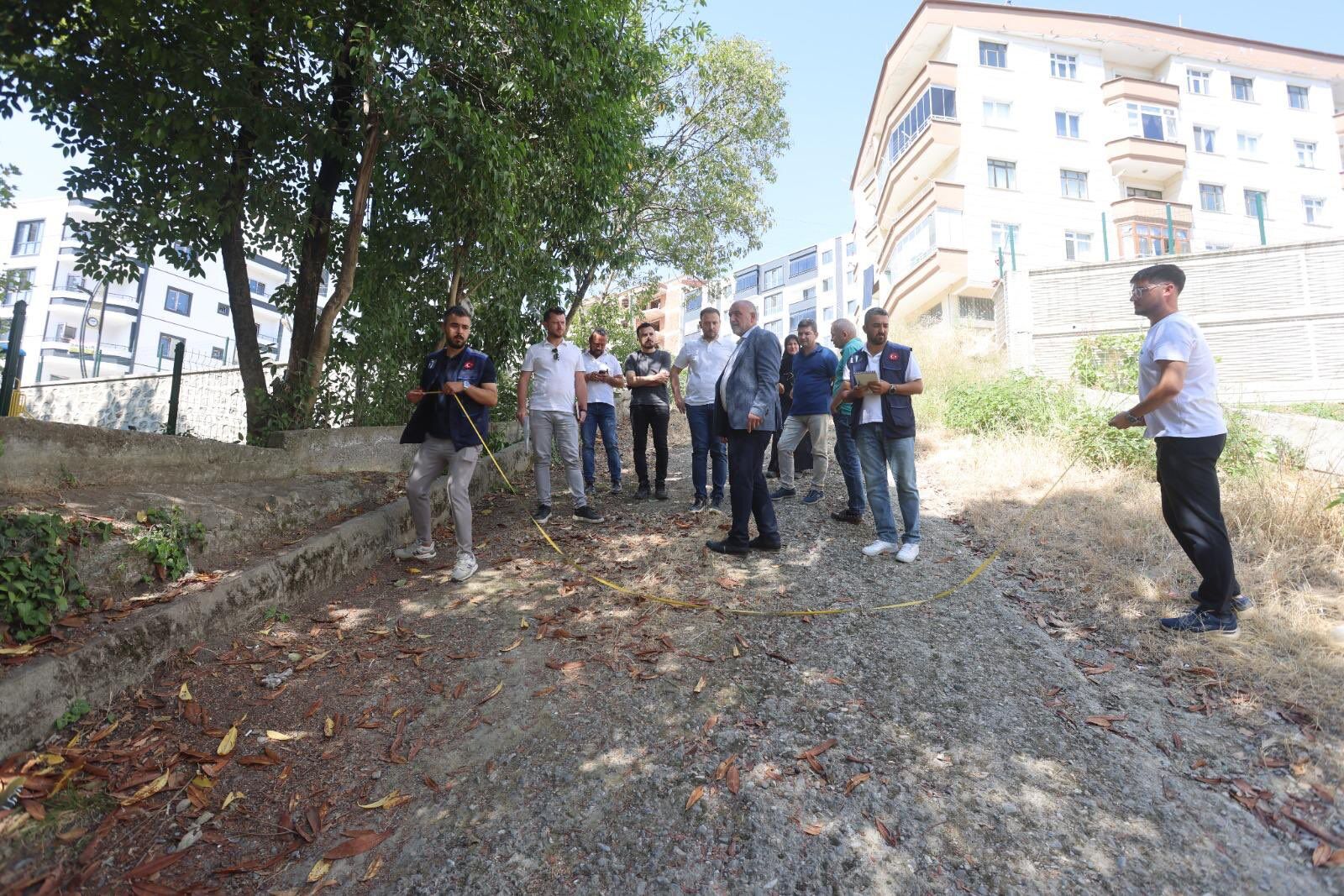 samsun haber Başkan İbrahim Sandıkçı, Canik'in taleplerini yerinde dinledi