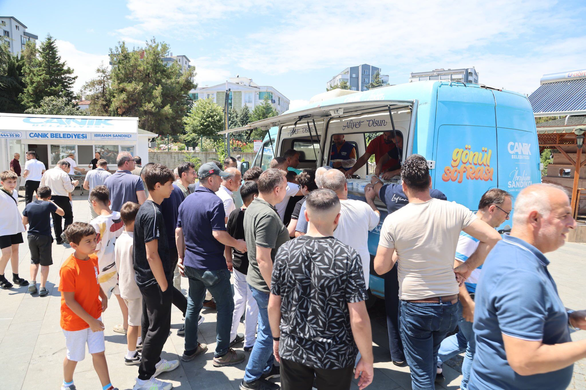 samsun haber Canik'te "Gönül Sofrası" ikramları sürüyor