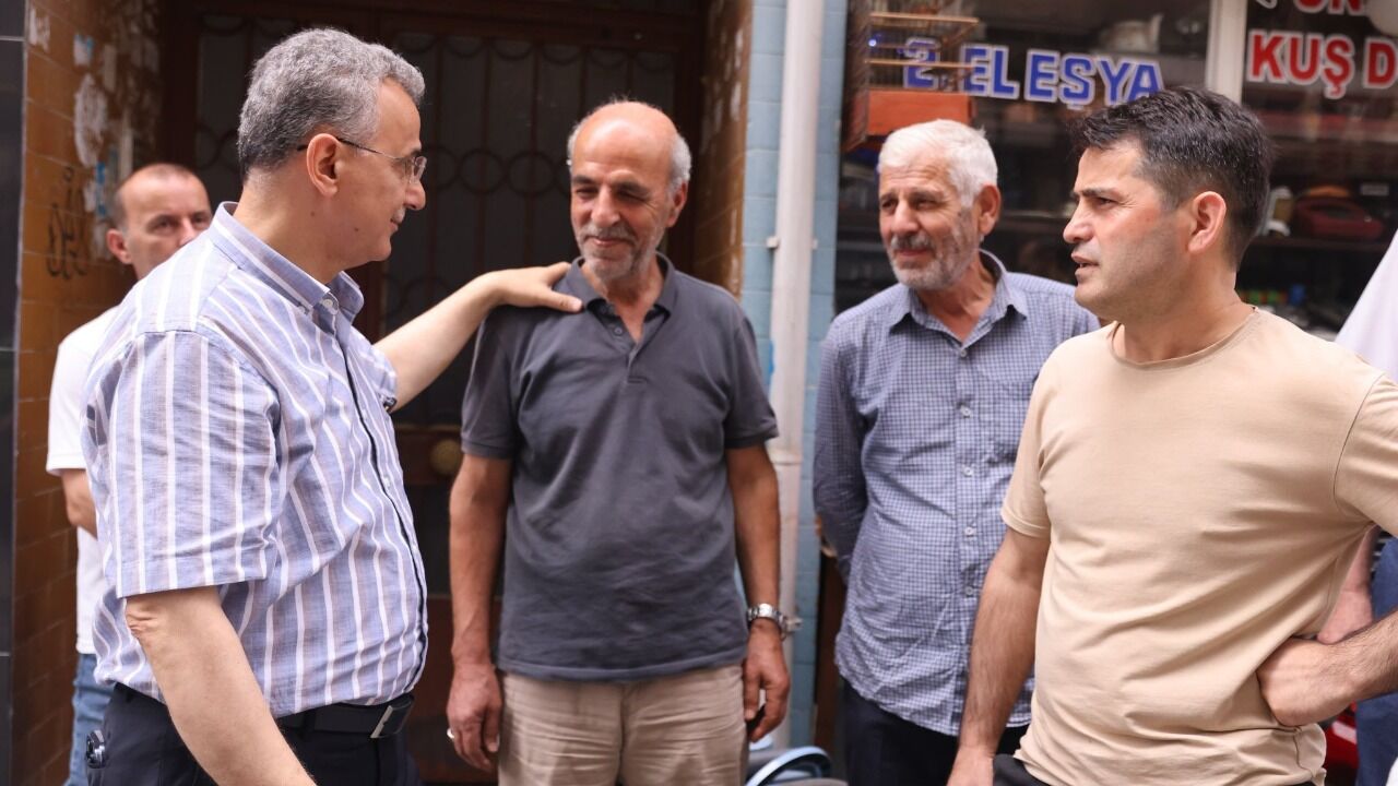 samsun haber İlkadım Belediye Başkanı İhsan Kurnaz esnafın nabzını tuttu