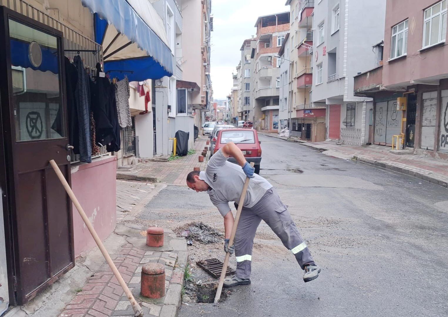 samsun haber: Yağış öncesi Canik'te dikkat çeken hazırlık