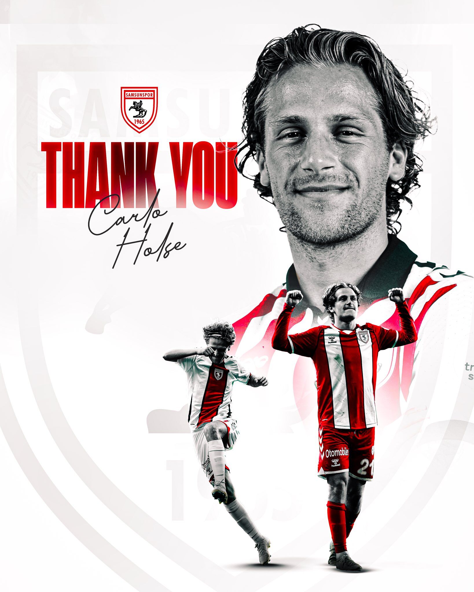 samsunspor haber Samsunspor'dan Carlo Holse'ye duygusal veda!