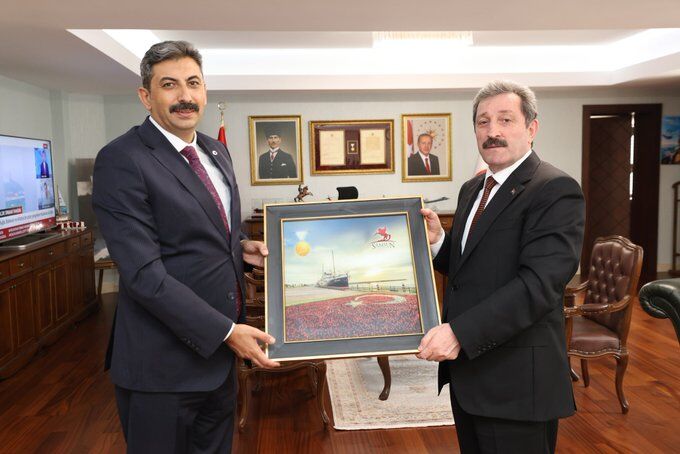 Samsun Cumhuriyet Başsavcısı Mustafa Çakmak'tan Vali Orhan Tavlı'ya ziyaret