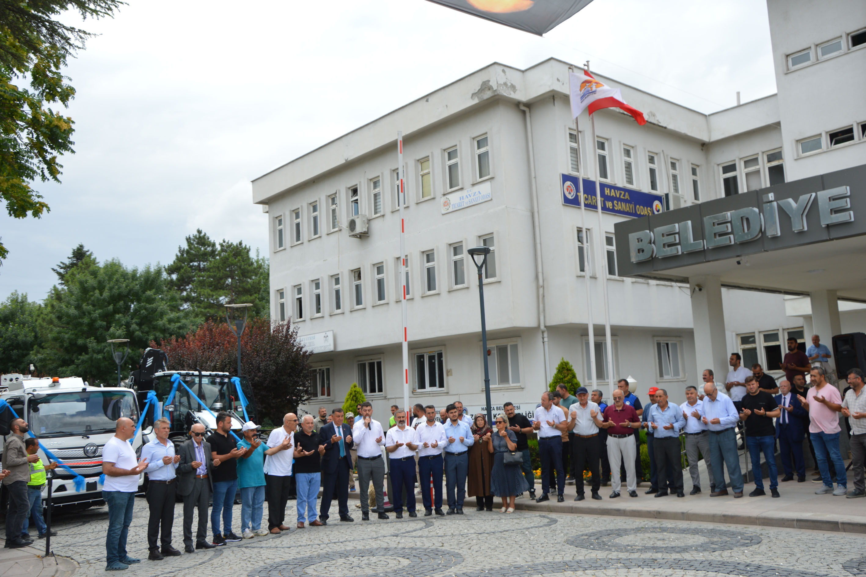 Samsun Haber. Hedef 10 yeni araç! Havza'da filo büyüyor