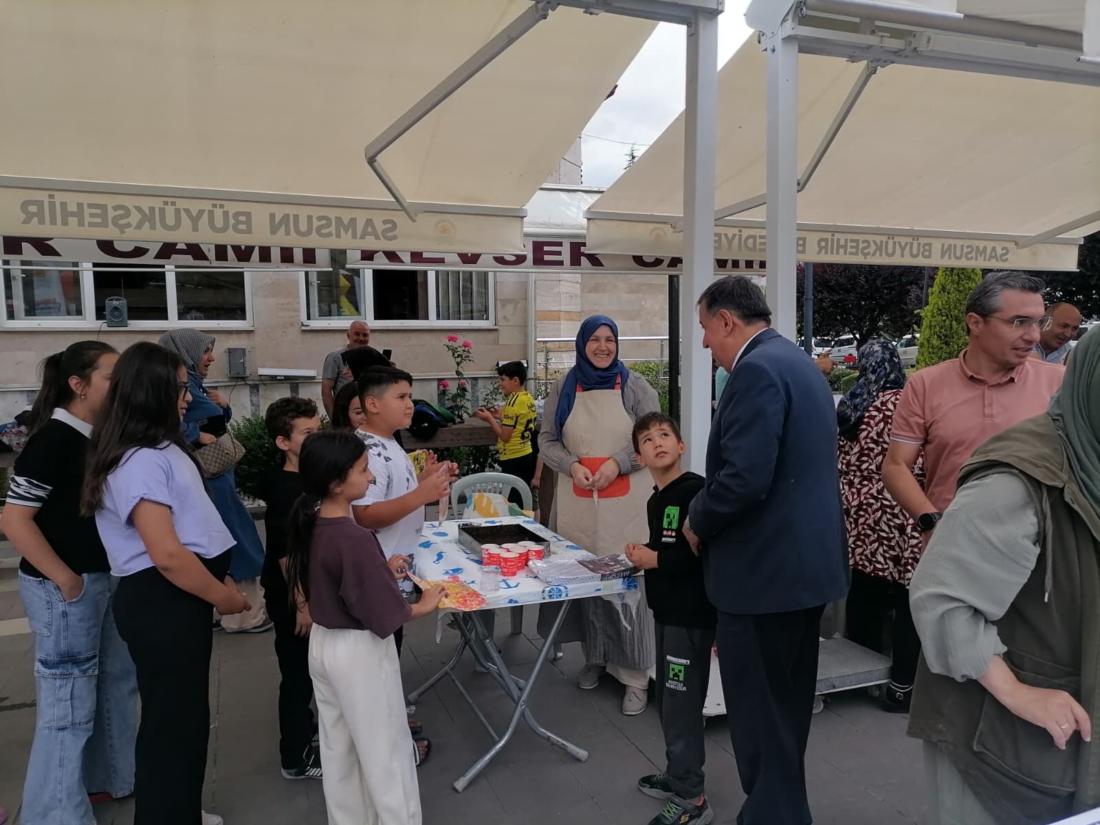 Samsun Haber: Havza'da cami avlusu çocukların neşesiyle şenlendi