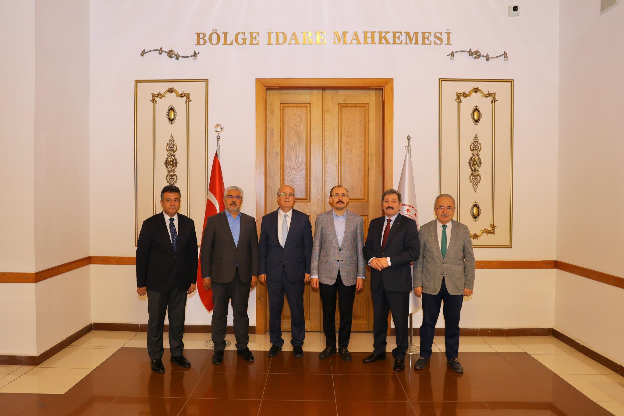 samsun haber: Samsun protokolünden Bölge İdare Mahkemesi'ne ziyaret