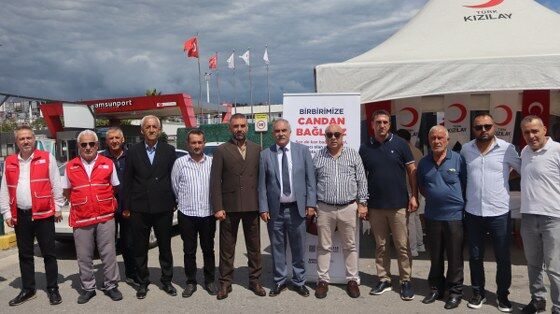samsun haber: Samsun'da şoför esnafından örnek dayanışma! Kan bağışı seferberliği