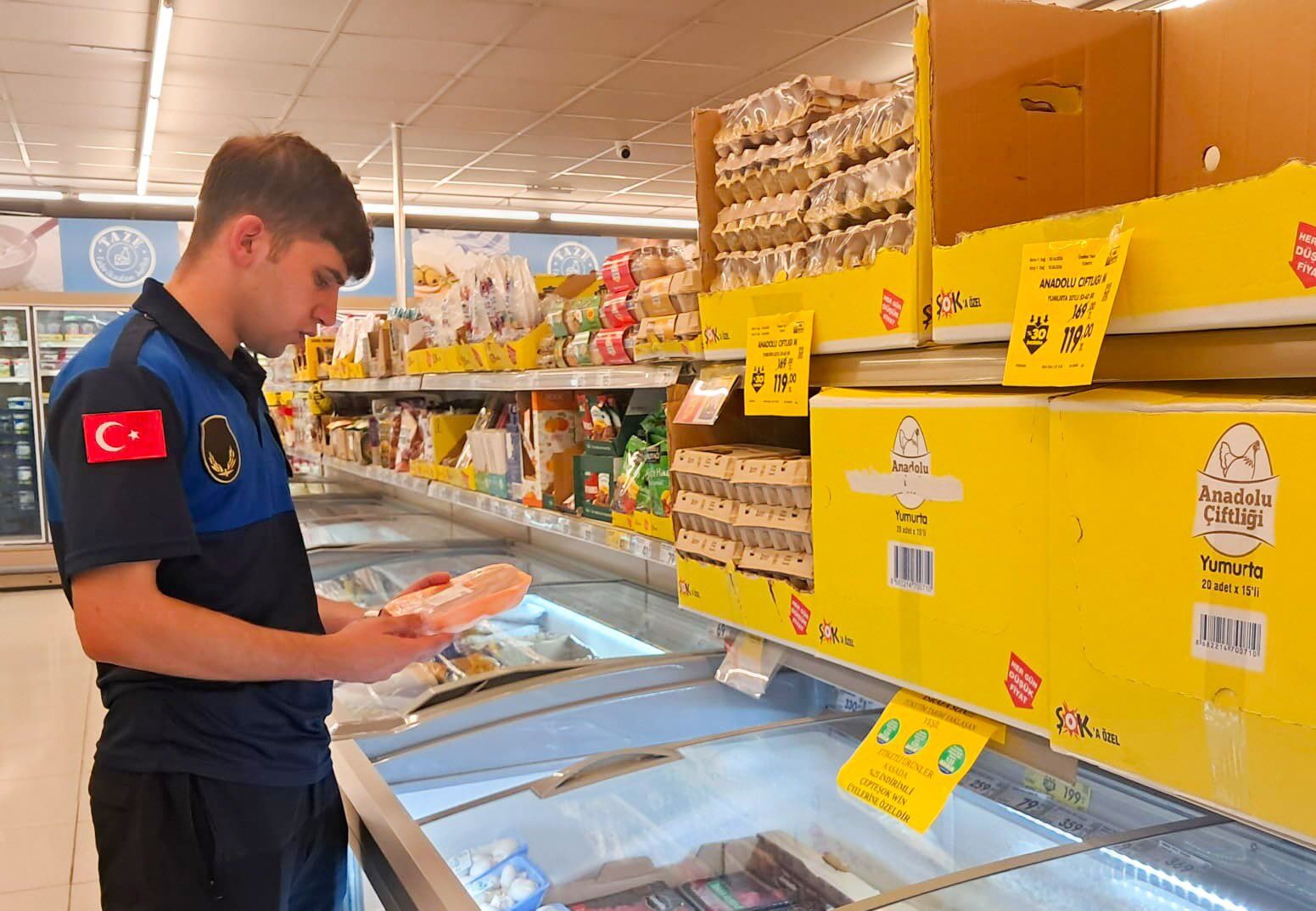 Samsun Haber. Samsun Canik'te marketlere sıkı denetim