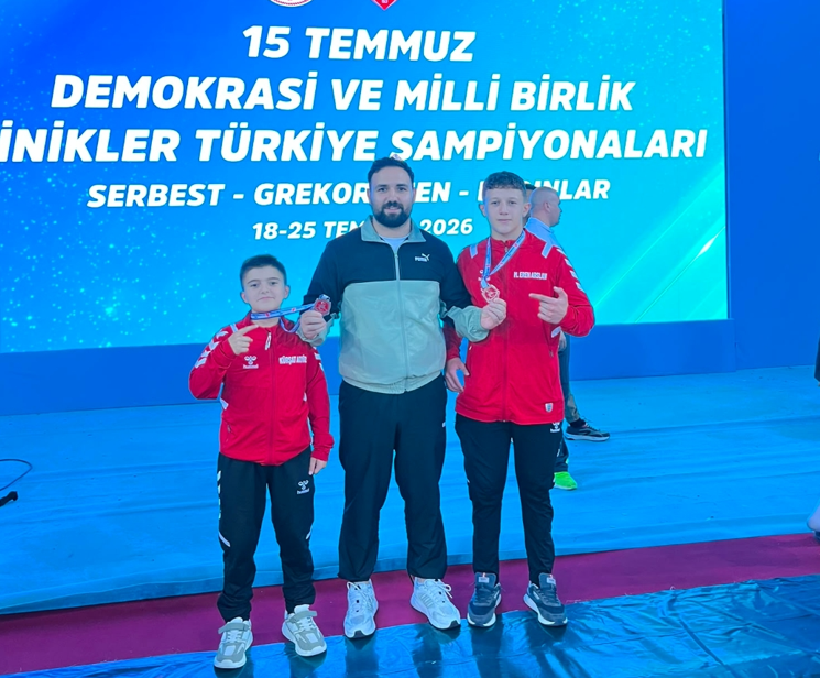 Samsun'a altın madalya! Muhammed Eren Arslan Türkiye şampiyonu