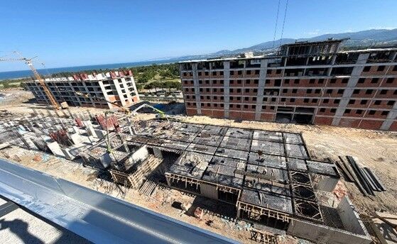 Samsun Haber. Samsun'da dev yurt projesi hızla yükseliyor