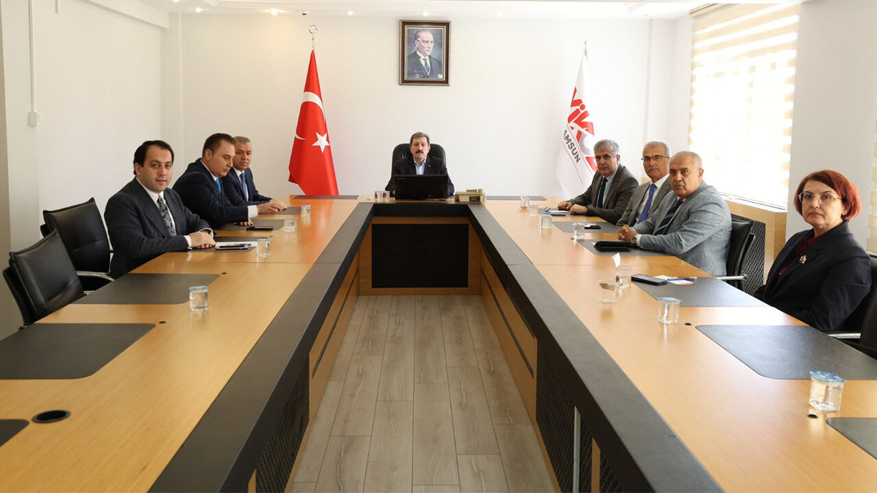 samsun haber: Samsun'da kritik toplantı! Tüm çalışmalar masaya yatırıldı