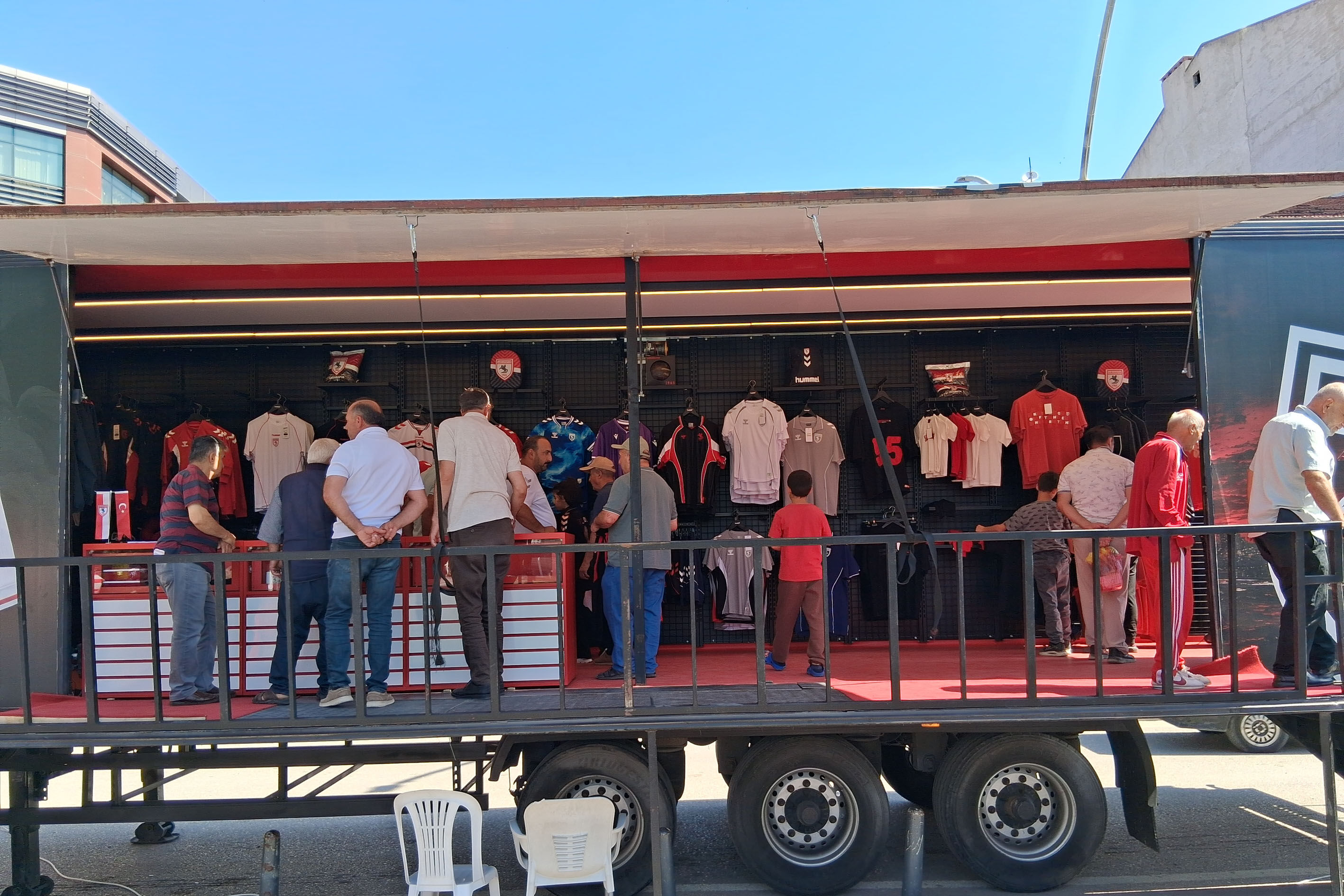 Samsunspor Haber: Samsunspor tırı Havza'da taraftarlarla buluştu