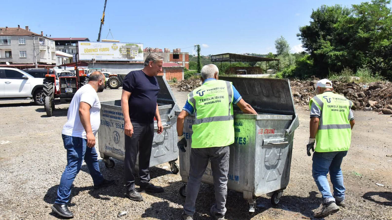 Samsun Haber. Tekkeköy'de daha temiz mahalleler için çalışma