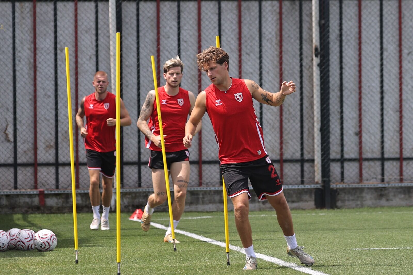 samsunspor haber: Yeni transferler ilk kez Samsunspor formasıyla sahada