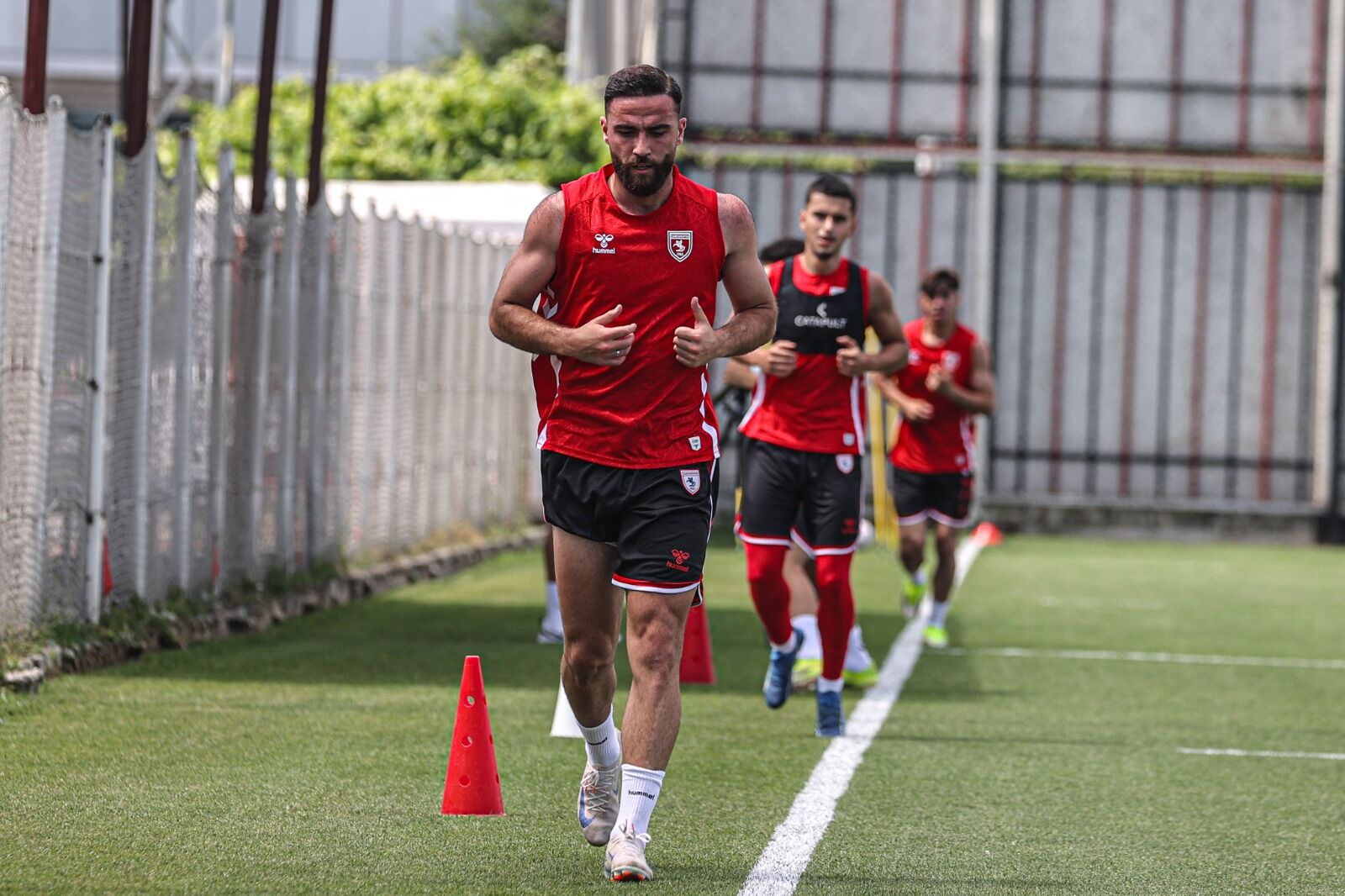 samsunspor haber: Yeni transferler ilk kez Samsunspor formasıyla sahada
