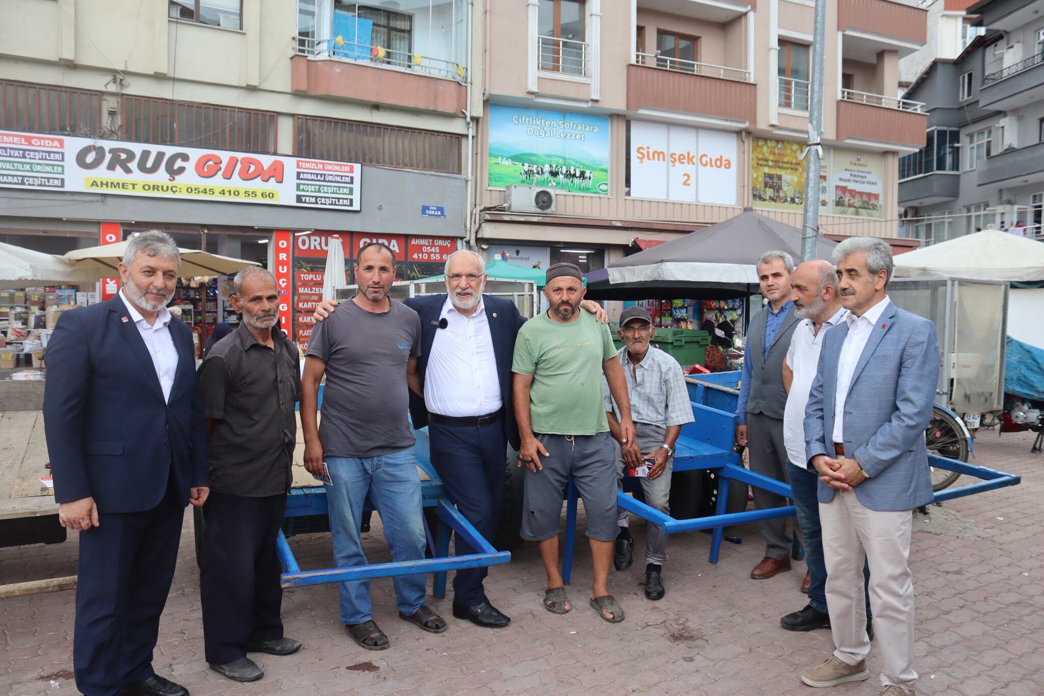 Samsun haber. Terme'de esaf anlattı, SP Samsun Milletvekili Karaman dinledi