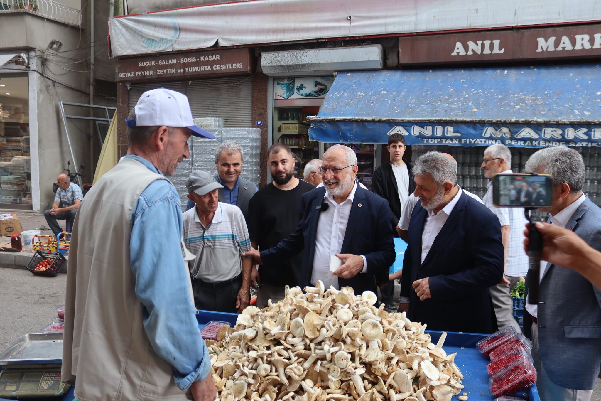 Samsun haber. Terme'de esaf anlattı, SP Samsun Milletvekili Karaman dinledi