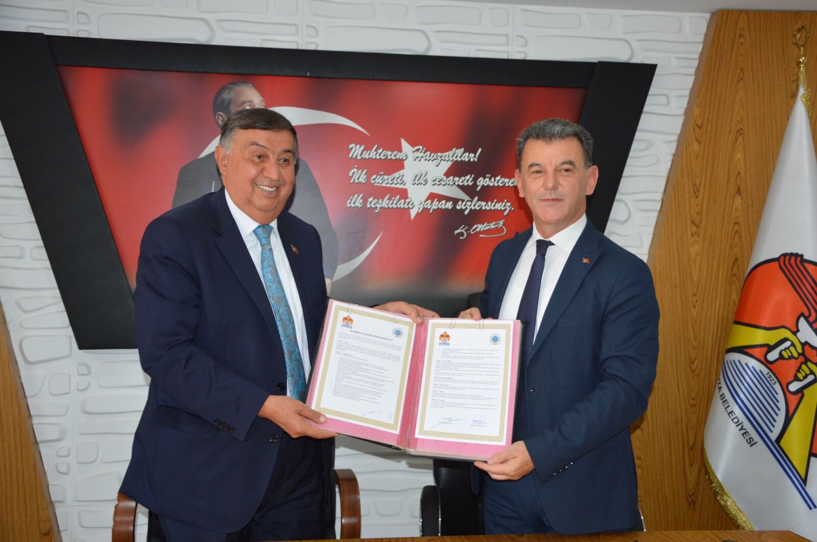 SAMSUN HABER Samsun'dan Tekirdağ'a uzanan kardeşlik! İmzalar atıldı
