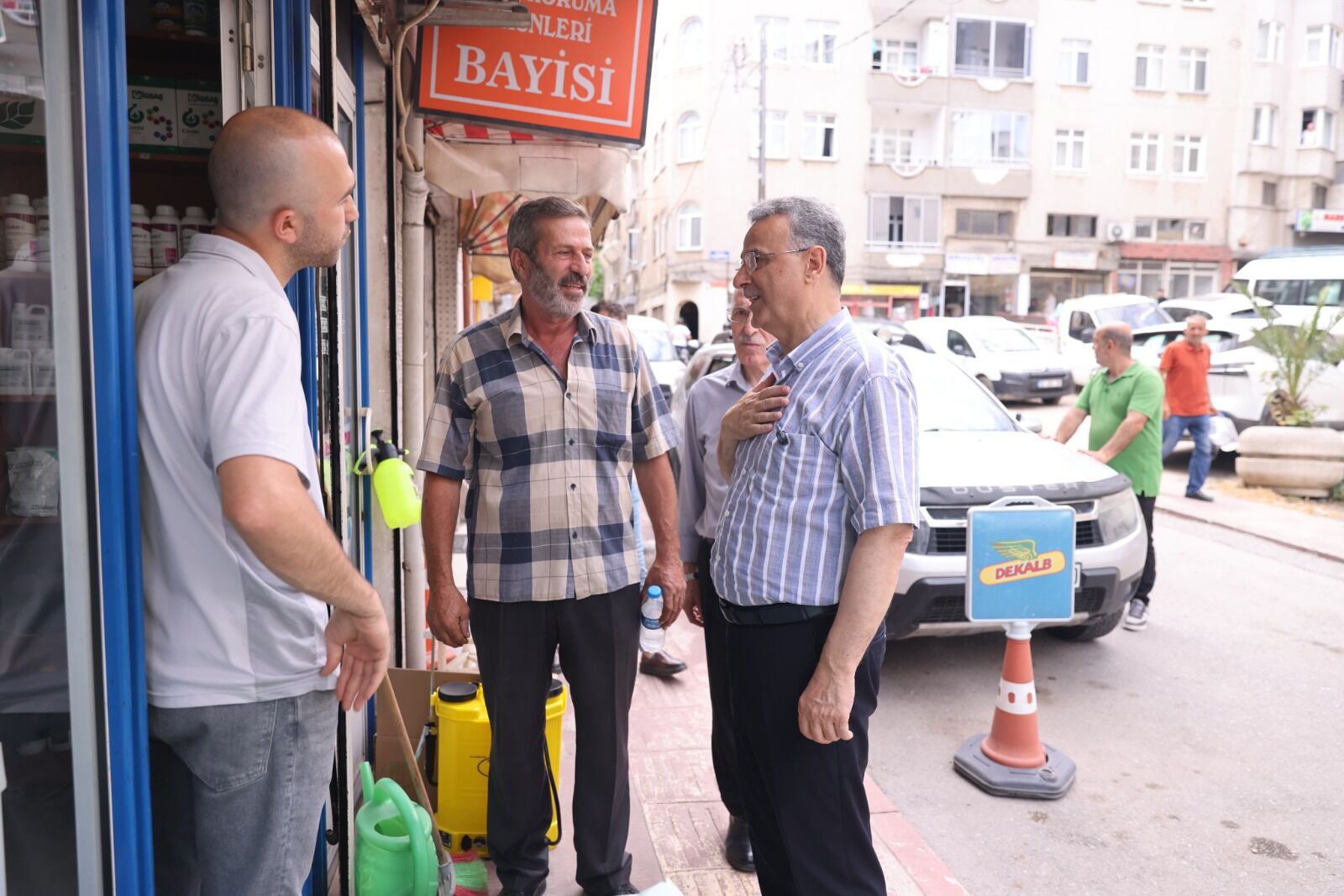 samsun haber: Esnafın kapısını çaldı! Başkan Kurnaz talepleri yerinde dinledi