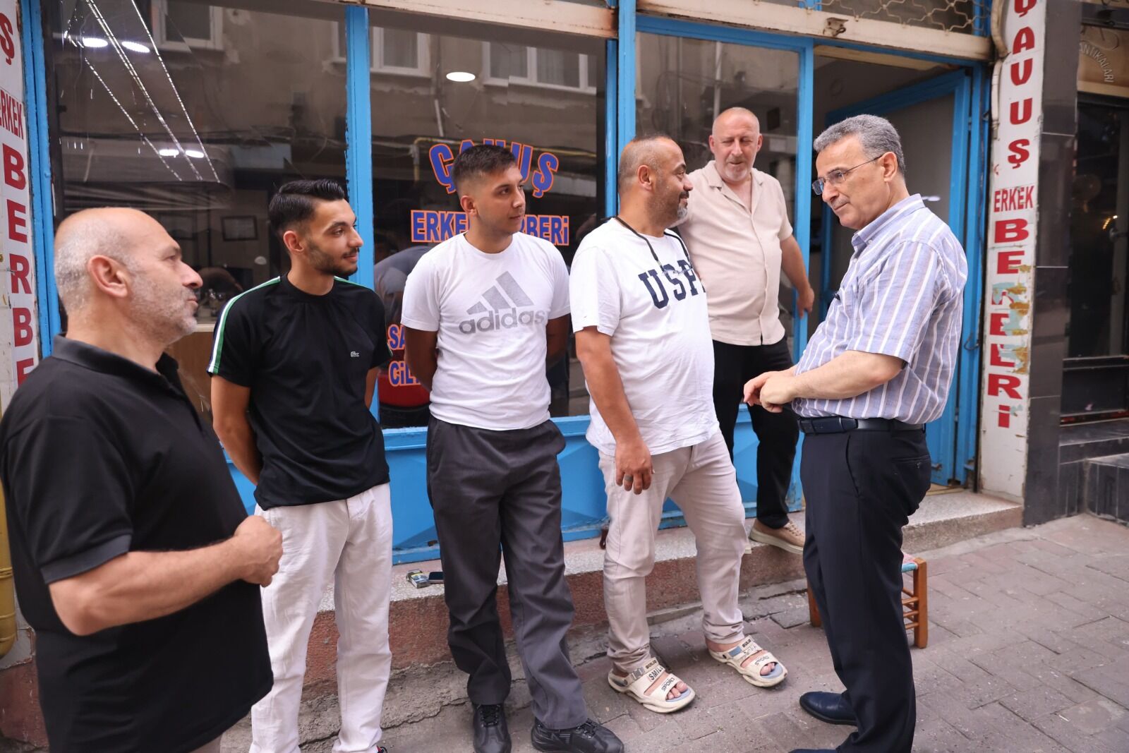 samsun haber: Esnafın kapısını çaldı! Başkan Kurnaz talepleri yerinde dinledi