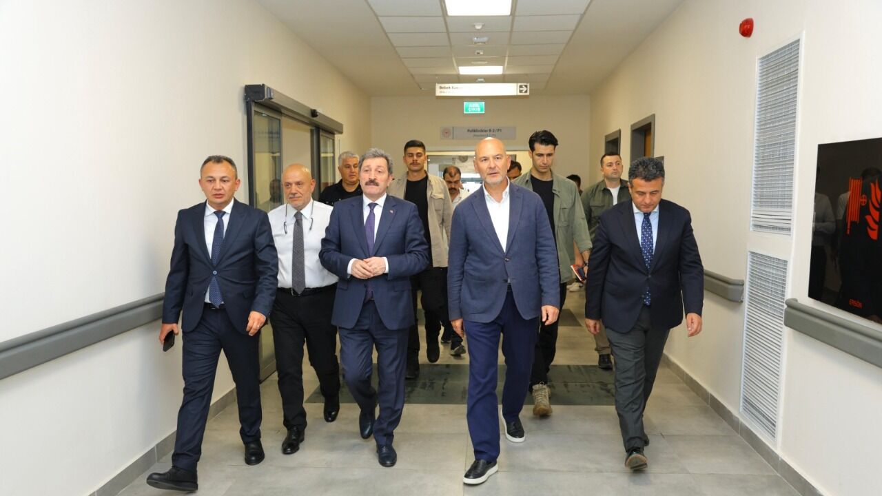 samsun haber Süleyman Soylu'dan Samsun Şehir Hastanesi'ne ziyaret 