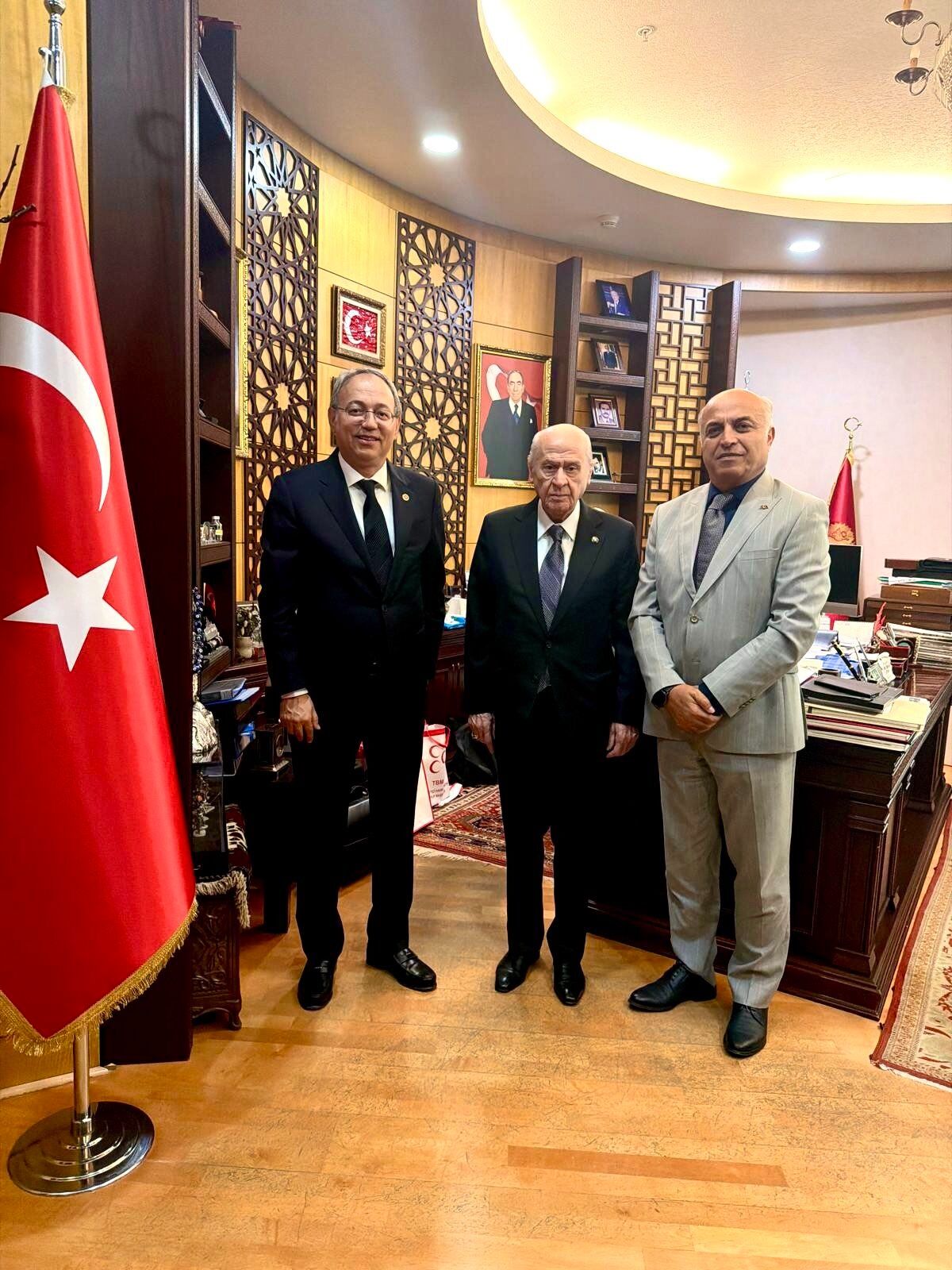 samsun haber: İlyas Topsakal, Devlet Bahçeli ile görüştü! Dikkat çeken mesaj