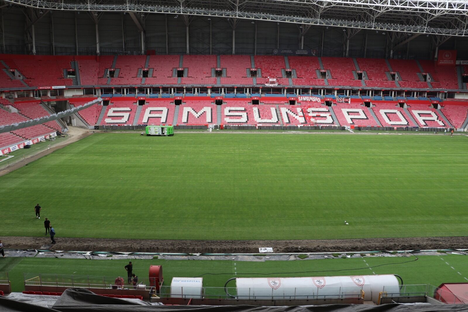 Samsun Yeni 19 Mayıs Stadı sezona hazırlanıyor!