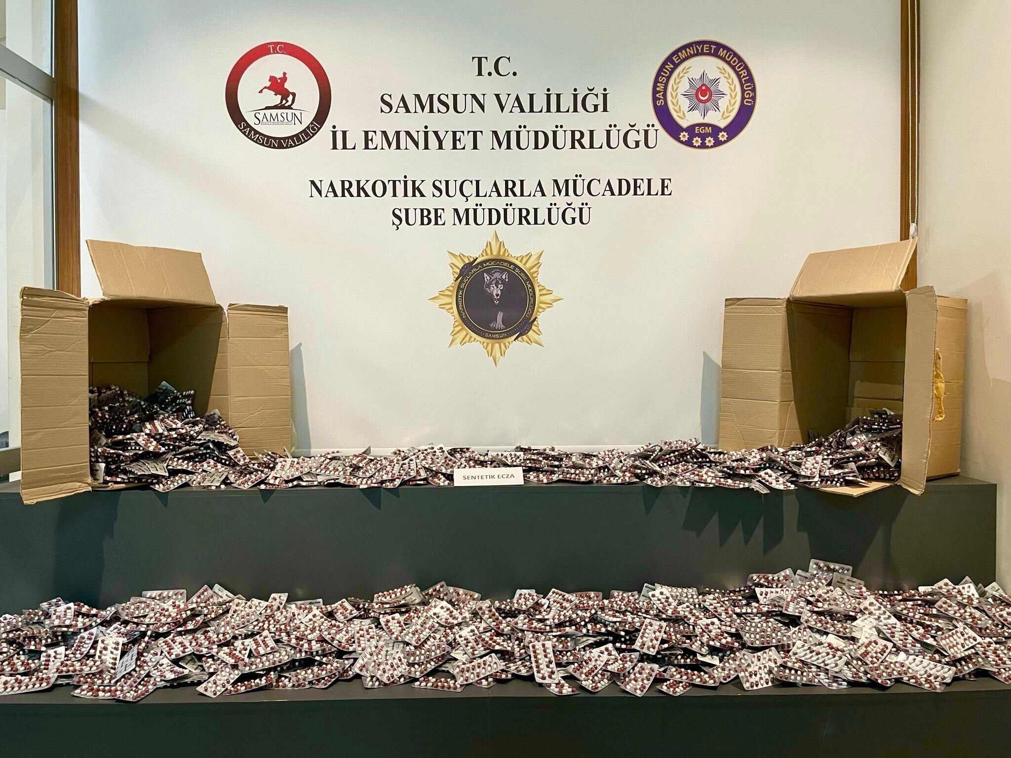 Samsun Haber: Samsun'da adrese baskın! 46 bin yasaklı madde bulundu