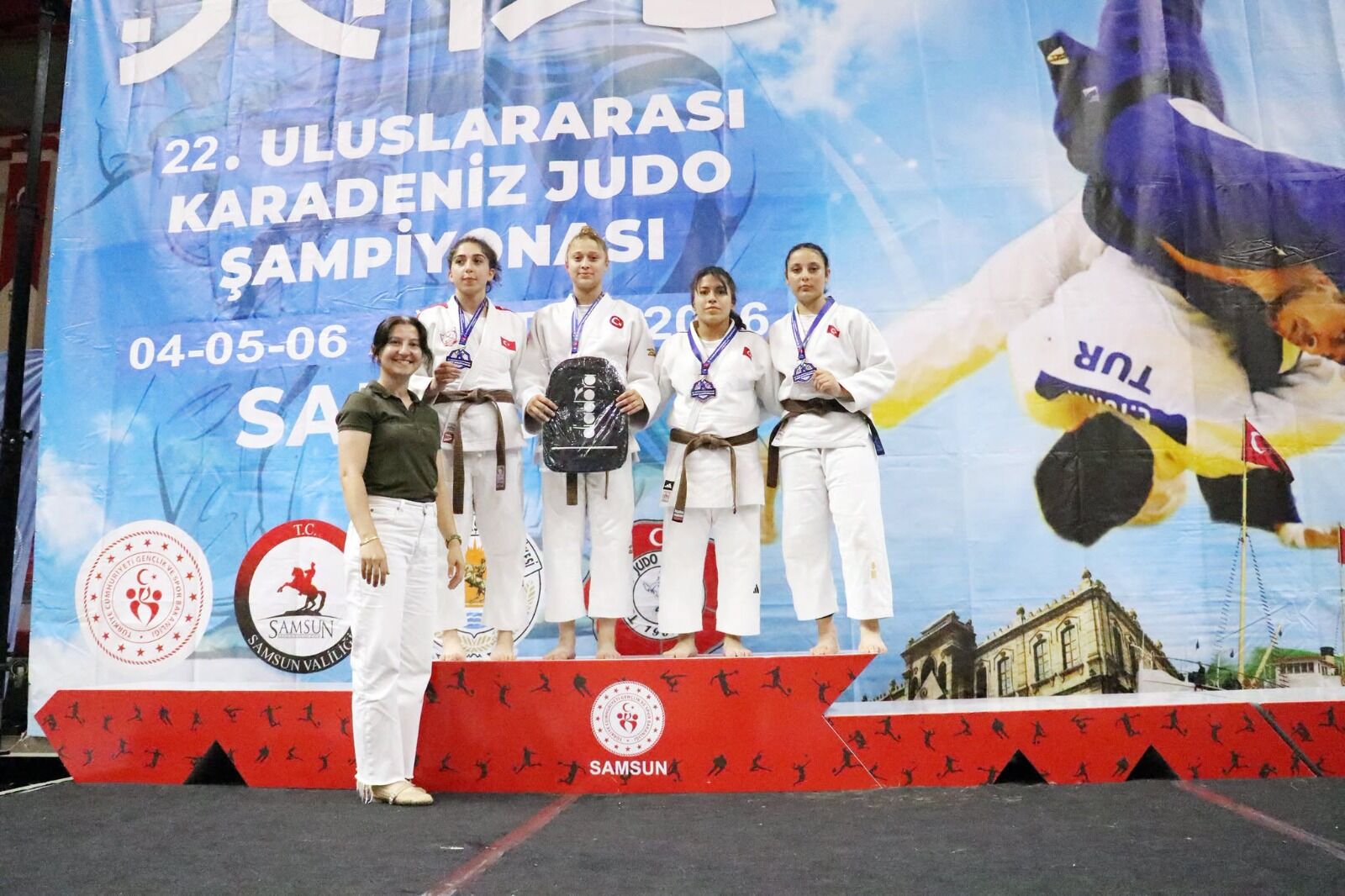 Uluslararası judo şöleni Samsun'da tamamlandı