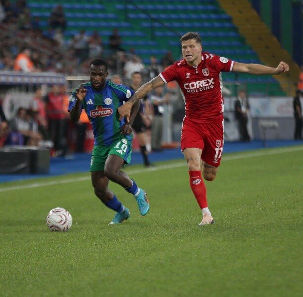 Rize'de ilk yarı Samsunspor'un! 0-1