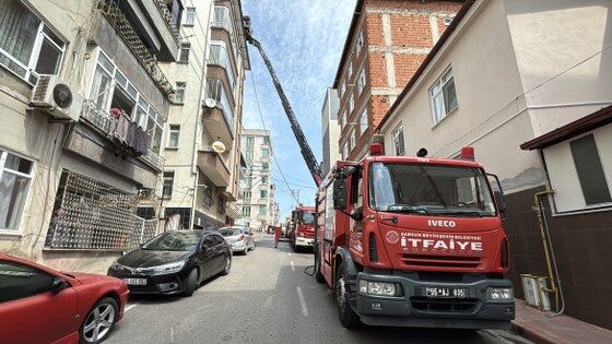 samsun haber: Samsun'da 6 katlı binada panik!