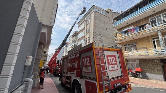samsun haber: Samsun'da 6 katlı binada panik!