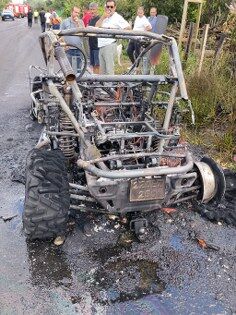 samsun haber: Samsun’da seyir halindeki ATV alev topuna döndü