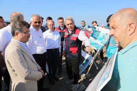 samsun haber:Bafra’da kıyıyı değiştirecek proje için ilk adım