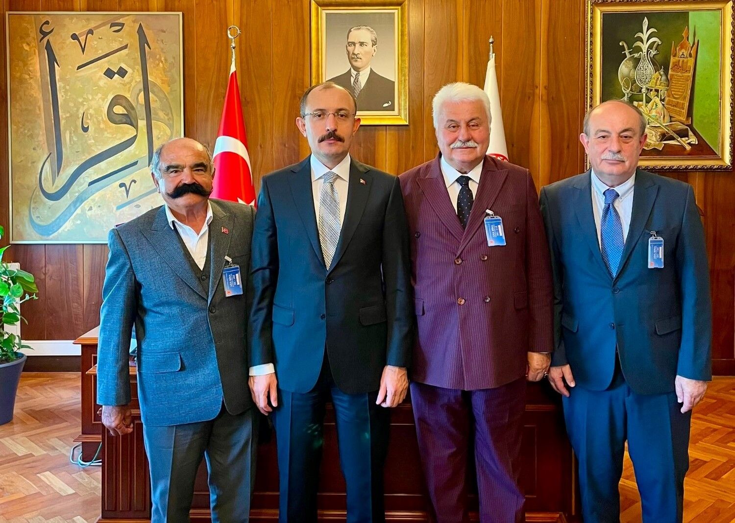 samsun haber KARADENİZBİRLİK'ten Dr. Mehmet Muş'a ziyaret
