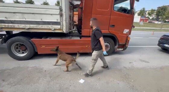 samsun haber: Samsun'da şüpheli tır durduruldu! Sırrı Hektör çözdü