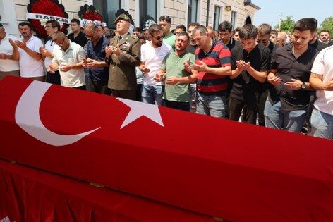 samsun haber: Samsun'da 22 yaşındaki Astsubay Hakan Sevinç'e acı veda