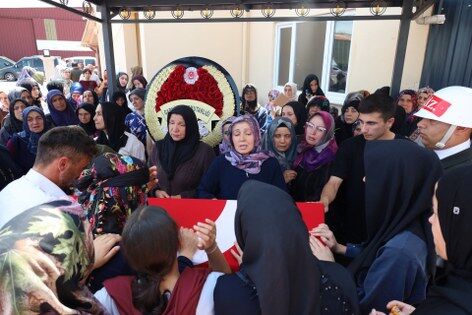 samsun haber: Samsun'da 22 yaşındaki Astsubay Hakan Sevinç'e acı veda