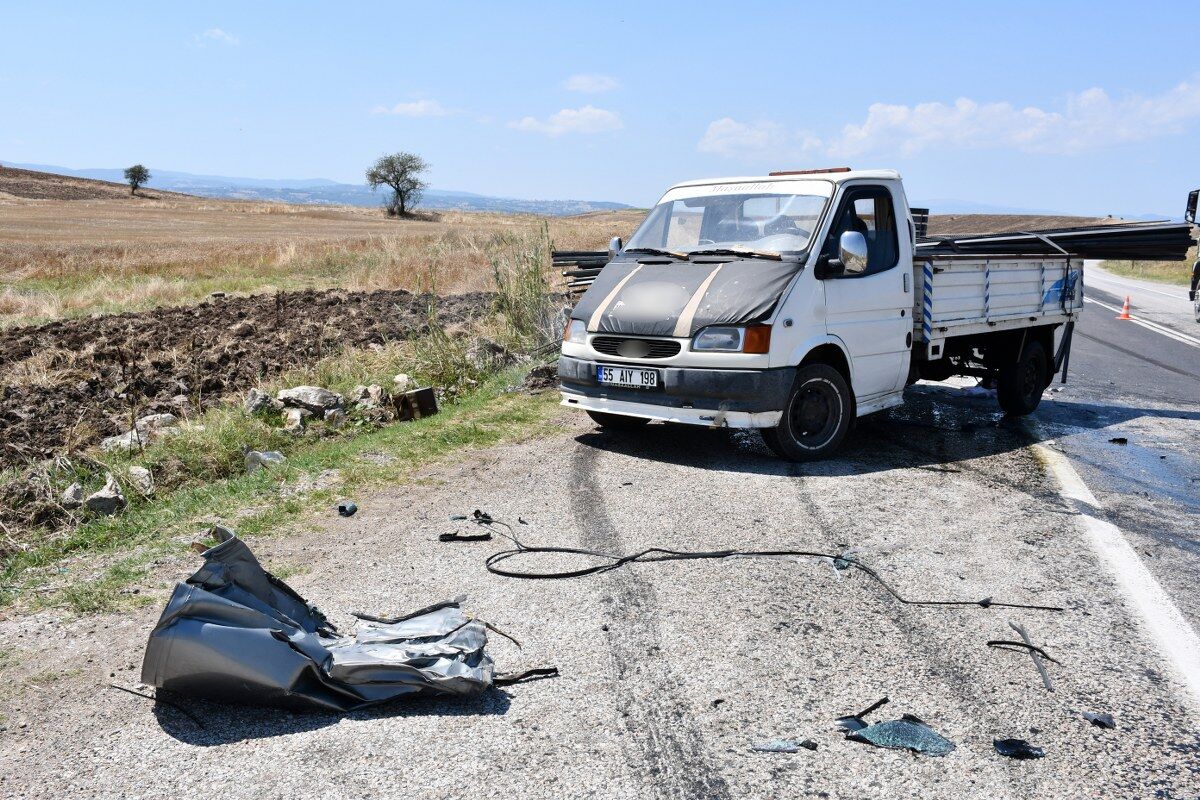 samsun haber samsunda feci kaza 