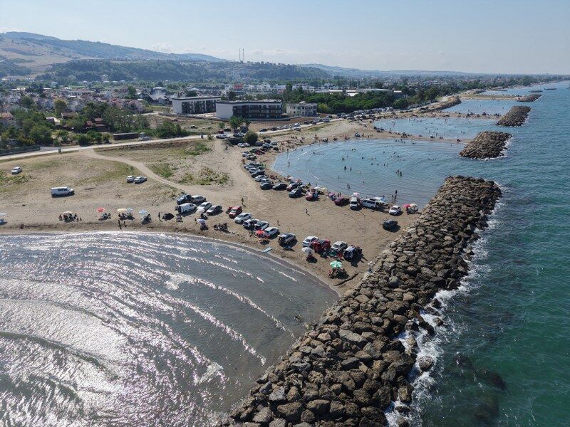 samsun haber: Samsun sahillerinde ortaya çıktı! Binlerce kişi akın ediyor